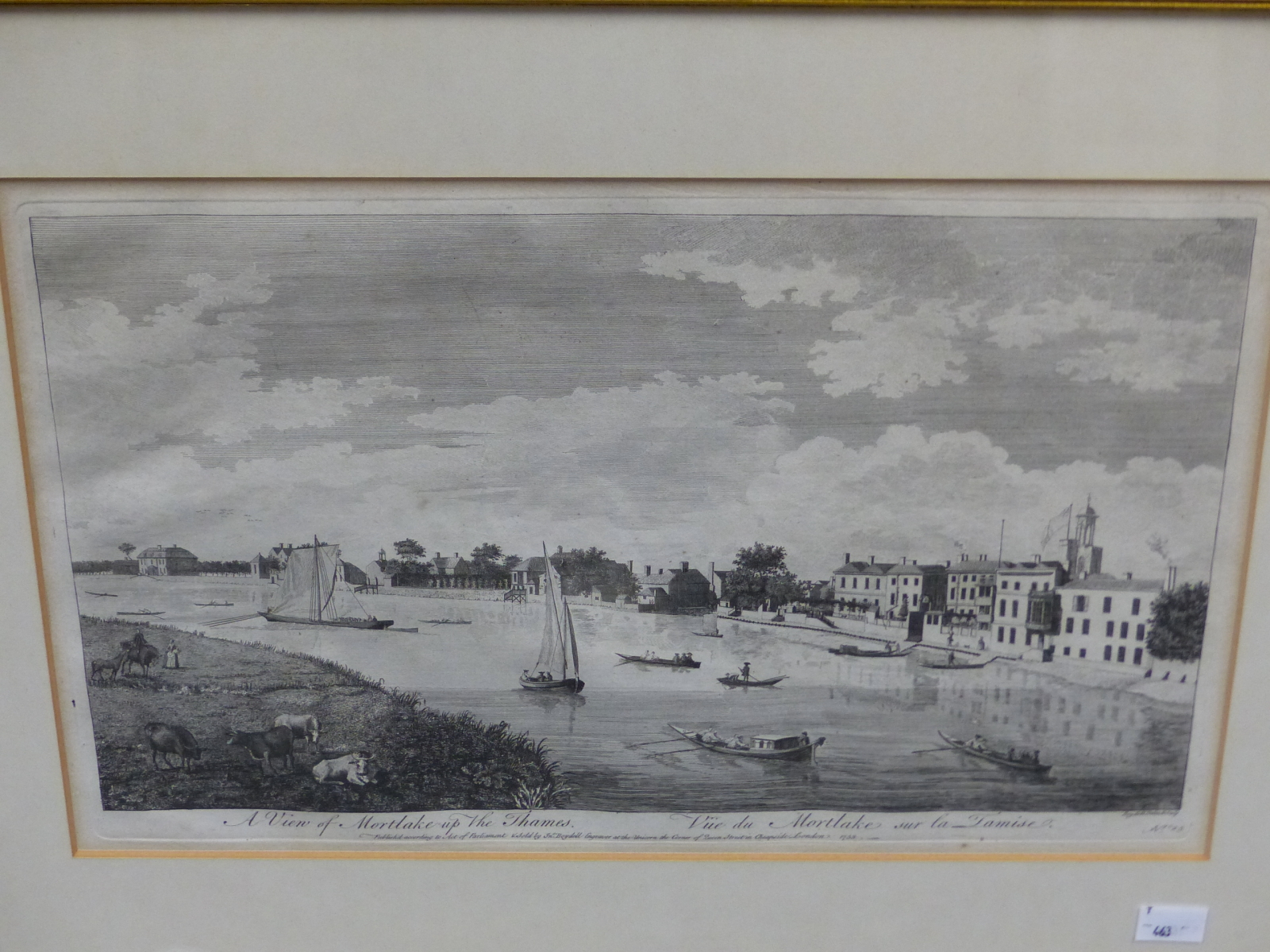 A COLLECTION OF ANTIQUE LANDSCAPE PRINTS, VIEWS OF LONDON, THE RIVER THAMES ETC SIZES VARY - Image 4 of 14