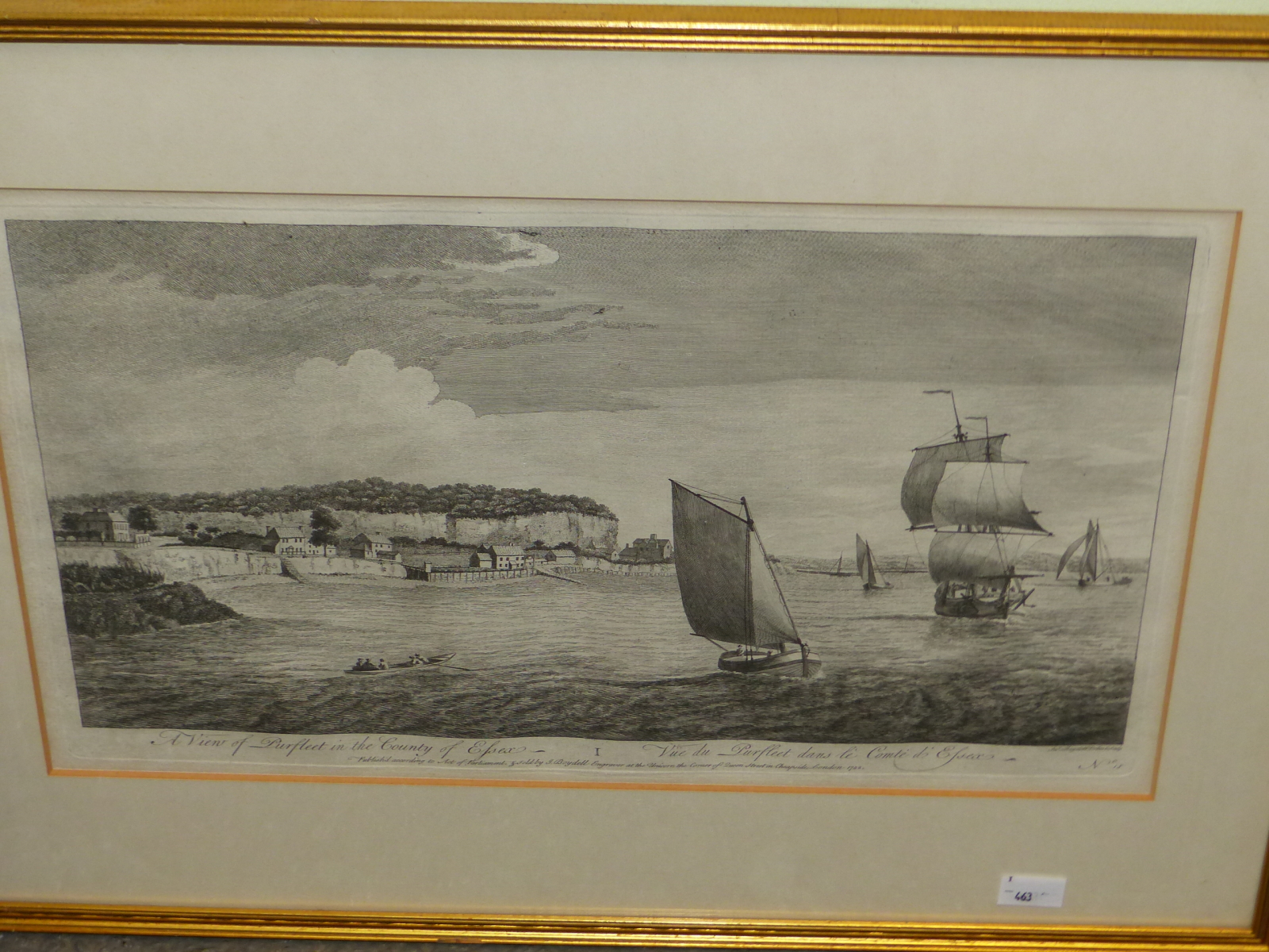 A COLLECTION OF ANTIQUE LANDSCAPE PRINTS, VIEWS OF LONDON, THE RIVER THAMES ETC SIZES VARY - Image 14 of 14