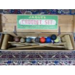 A JAQUES CROQUET LONDON SET