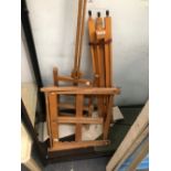THREE VARIOUS EASELS