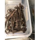 A COLLECTION OF VINTAGE IRON KEYS