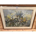 A WATERCOLOUR STUDY, WILD FLOWERS, SIGNED CUTHBERT, GRESLEY.