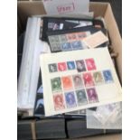 A COLLECTION OF COMMONWEALTH AND WORLD STAMPS ETC