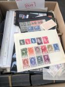 A COLLECTION OF COMMONWEALTH AND WORLD STAMPS ETC
