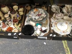 TORQUAY POTTERY WARES, FIGURES AND TEA WARES