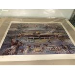 A PENCIL SIGNED LIMITED EDITION TRUNDLEY PRINT OF CHELTENHAM WINNERS