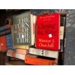 BOOKS BY CHURCHILL AND OTHERS, MAINLY ON WORLD WAR II