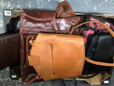 A COLLECTION OF MAINLY LEATHER HANDBAGS