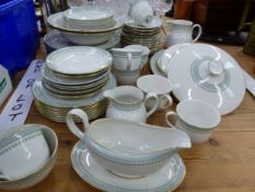 A ROYAL DOULTON BERKSHIRE PATTERN PART TEA AND DINNER SERVICE.