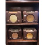 FOUR VINTAGE BAKELITE RADIOS