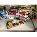 A COLLECTION OF BOXED AND LOOSE DIE CAST TOYS BY CORGI, DAYS GONE BY AND OTHERS