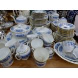 A COALPORT REVELRY PATTERN PART BREAKFAST SET