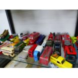 A QUANTITY OF VINTAGE DIE CAST VEHICLES.