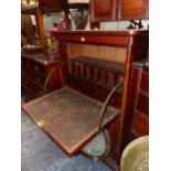 A 19th CENTURY MAHOGANY FALL FRONT SECRETARY 139 x 99 x 44 CM