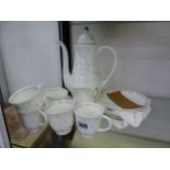 A SUSIE COOPER COFFEE SET.