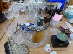 VARIOUS GLASSWARE'S AND ORNAMENTS
