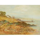 JOHN WILSON HEPPLE (1886-1939), A FISHERMANS COTTAGE, ISLE OF WIGHT, WATERCOLOUR, SIGNED LOWER RIGHT