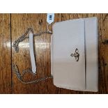 A VIVIENNE WESTWOOD HANDBAG WITH CHAIN STRAP (30 x 20)