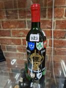 RED WINE: A 1991 RUGBY WORLD CUP BOTTLE OF BORDEAUX APPELATION CONTROLEE