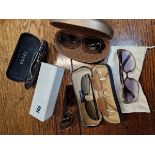 A SELECTION OF LADIES SUNGLASSES TO INCLUDE, DIOR, GUCCI, MARC JACOBS ETC