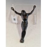 AN 18th/19th C. BRONZE CORPUS CHRISTI. H 24.5cms.