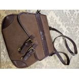 A DUBARRY BOYNE BROWN LADIES HANDBAG (25 x 28 cm)