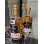 WHISKY: TWO BOTTLES OF HOUSE OF TOWNEND DALMENY CENTENARY BLEND
