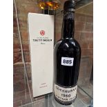 PORT AND CHAMPAGNE: A BOTTLE OF 1960 COCKBURNS VINTAGE PORT TOGETHER WITH BOXED HALF BOTTLE OF