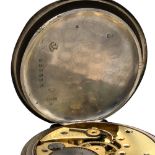 A CONTINENTAL NIELLO SILVER FULL HUNTER POCKET WATCH, THE INSIDE DUST COVER ENGRAVED HAUTE