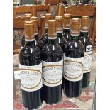 RED WINE: NINE BOTTLES OF 2010 CHATEAU CARONNE STE GEMME HAUT-MEDOC