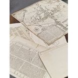 A COLLECTION OF MAPS AND PLANS OF NORTHAMPTONSHIRE BY SPEED, MOLL, MORDEN, DAWSON, JEFFERYS AND