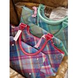 TWO NESS OF SCOTLAND TWEED HANDBAGS (2)