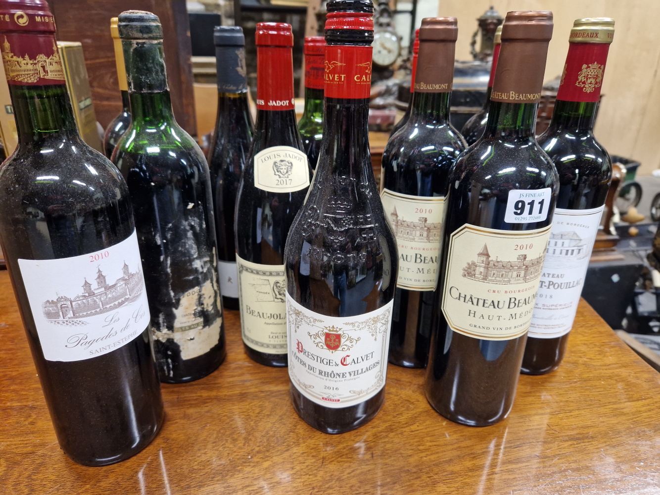 RED WINE: A MIXED CASE OF TWELVE BOTTLES, TO INCLUDE TWO OF EACH 2010 CHATEAU BEAUMONT HAUT-MEDOC
