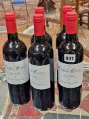WINE: FIVE BOTTLES OF 2010 CHATEAU CISSAC HAUT MEDOC CRU BOURGEOIS RED WINE