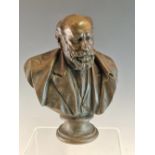 RICHARD CLAUDE BELT (1851-1920), A BRONZE BUST OF SIR RICHARD BURBIDGE (1847-1917), MANAGING