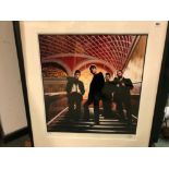 KEVIN WESTENBERG. ARR. FRANZ FERDINAND, SIGNED LIMITED EDITION COLOUR PHOTOGRAPHIC PRINT, 6/25. 58 x