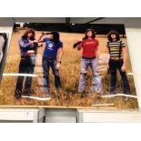 KEVIN WESTENBERG, KINGS OF LEON, COLOUR PHOTOGRAPHIC PRINT ENCLOSED IN PERSPEX, 156 x 116cms