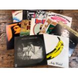 ELEVEN LOU REED AND VELVET UNDERGROUND LP RECORDS INCLUDING VERY EARLY REISSUES OF 1st LP AND ANDY