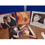 5 X KATE BUSH RECORDS: THE KICK INSIDE, CANADIAN PRESSING WITH ALTERNATE COVER AND A PORTUGESE COPY,