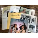 A QUANTITY OF MOSTLY FOLK/ SINGER/ SONGWRITER LP RECORDS INCLUDING JONI MITCHELL, PLANXTY, AND