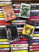 THE ROLLING STONES: A QUANTITY OF ROLLING STONES AND RELATED CASSETTE ALBUMS, INCLUDING SOLO WORKS