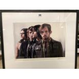 DEAN CHALKLEY. ARR. KINGS OF LEON, SIGNED LIMITED EDITION COLOUR PHOTOGRAPHIC PRINT, 2/25. 44 x