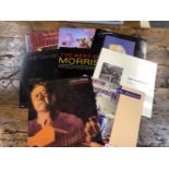 A QUANTITY OF MOSTLY FOLK/ FOLK ROCK LP RECORDS INCLUDING VAN MORRISON, STEELEYE SPAN, CHRISTY MOORE