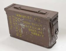 Post war ammo tin
