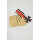 Second World War Third Reich 2nd class Iron Cross in original paper bag