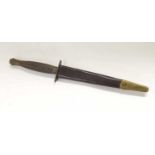 Reproduction commando fighting knife made by William Rodgers, Sheffield, England, stamped to cross