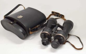Pair of 20th century Third Reich WWII U-boat/Kriegsmarine binoculars manufactured by Leitz