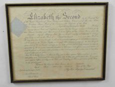 Framed certificate for Long Service Good Conduct to Nigel Anthony Gravington Smith on 18th April