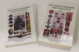 Two copies of Collection and Researchers guide to the Great War including Vol 1, medals, and Vol