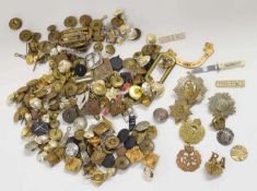 Quantity of military buttons to include Royal Ordnance Corps, RAF, Norfolk Regiment, Royal